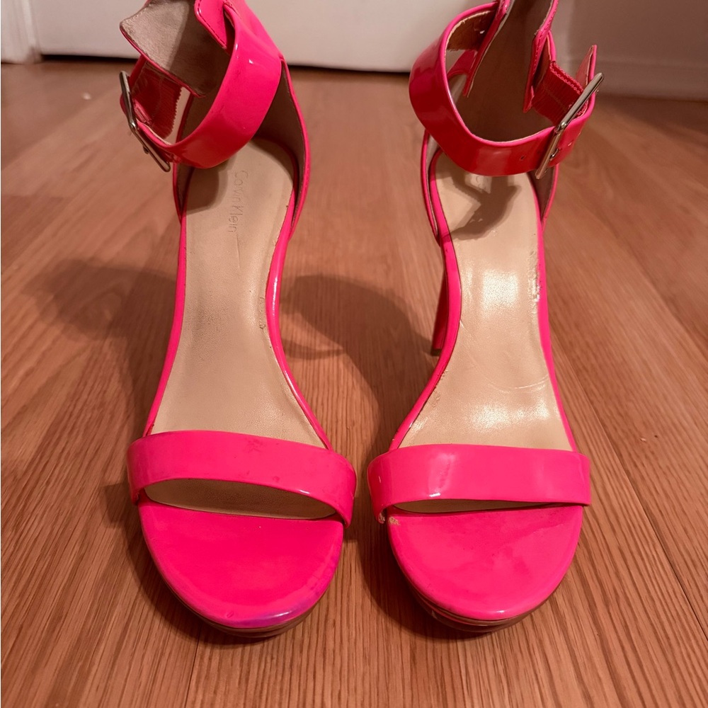 Calvin Klein Vibrant Pink Heels